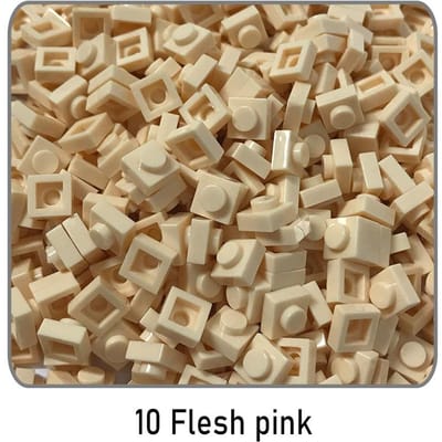 100 Stuks ZELF BOUWEN Bouwstenen Dunne Figuurtjes Bakstenen 1x1 Puntjes Leergericht Creatieve Dimensie Compatibel Met 3024 Speelgoed ideaal 100 pieces