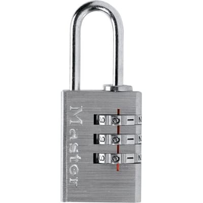 Master Lock combinatiehangslot Aluminium, 20mm