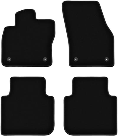 BASIC zwarte velours matten voor: Volkswagen Tiguan Allspace crossover (2017-)
