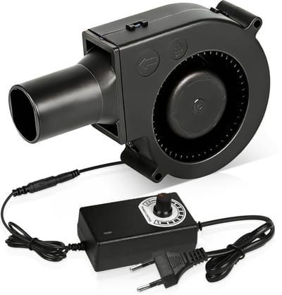 Dailygoods - Radiale Ventilator 12 V met Snelheidsregelaar