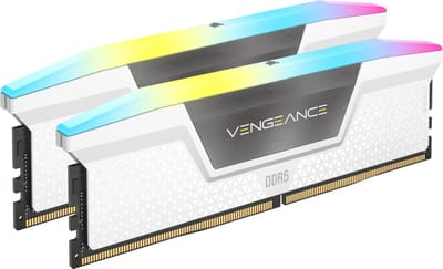 Corsair Vengeance RGB DDR5-6000 - 32GB - CL30 - Dual Channel (2 pcs) - Intel XMP - Wit met RGB