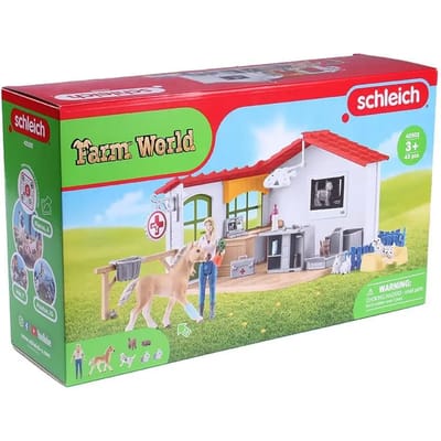 Dierenartsenpraktijk met huisdieren Schleich 42502