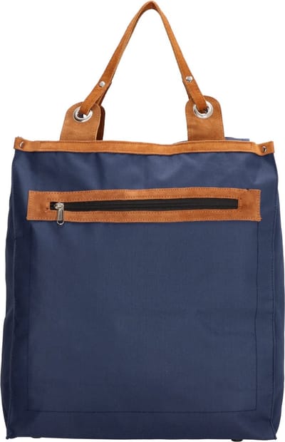 No label Basics Boodschappentas - Blauw
