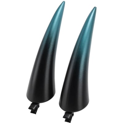 Horens Haarspeld Lichtgewicht Veilig Levensechte Horens Haarclips voor Halloweenfeest Cosplay Make-up Thema Blauw blauw