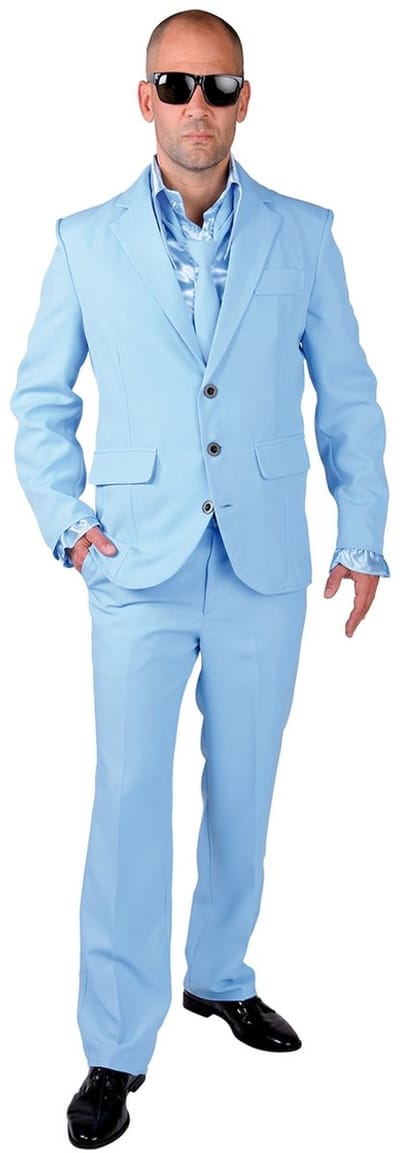 Baby blue kostuum man - Maat 46