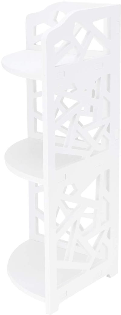 Dailygoods - Hoekplank - Kleine Hoekplanken - Ideaal voor kleine ruimtes - PVC Foam Board - Organizer voor badkamer en slaapkamer - Multifunctioneel