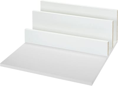 Set Bodemplaat en Achterwanden Wit voor Ladesysteem 500x500mm Kastdiepte 50cm