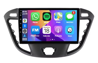 Autoradio 2/32GB met Carplay en Android auto | Geschikt voor Ford Transit Custom Tourneo 2012-2021 | Radio scherm met Navigatie| 2012 2013 2014 2015 2016 2017 2018 2019 2020 2021 | Mk8 mk.8