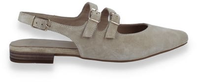 Double Heart Dames Slingback | Beige | Maat: 38
