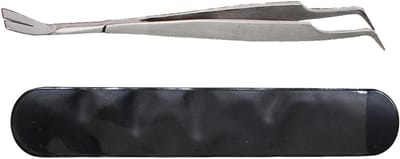 Tekengereedschap - Pincet Tang - Huisdier Verzorging - 2-in-1 Ontwerp - 14 cm - Zwart