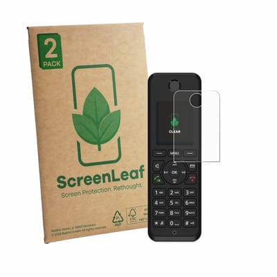 2 Stuks Screenprotector voor Fritz!Fon M3 - Hoogwaardige Beschermfolie transparant