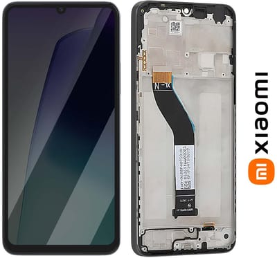 Xiaomi, Compleet Origineel Redmi 14C Scherm LCD met Touchscreen Glas en Chassis, Zwart