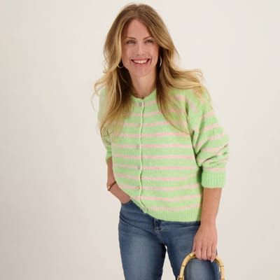 Je m'appelle Dames Vest - Roze - Maat S/M/L