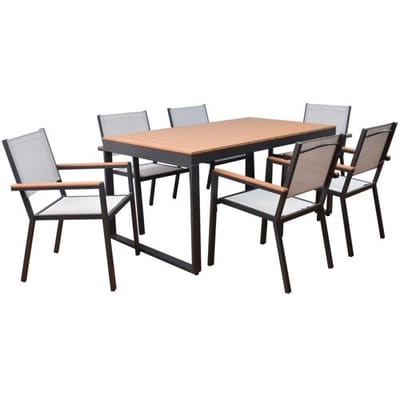 HOME DELUXE Tuinset Siera Sedia 7-delig