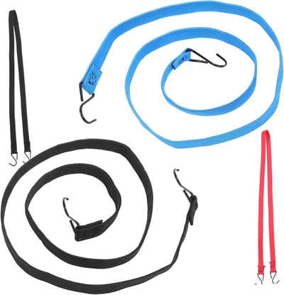 Spanbanden met Haken - Bagage Touw - Bagage Vastzetten - Verstelbare Lengte - 2 Stuks 1.8m - Assorti