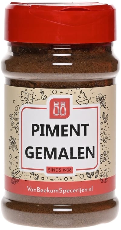 Van Beekum Specerijen - Piment Gemalen - Strooibus 130 Gram