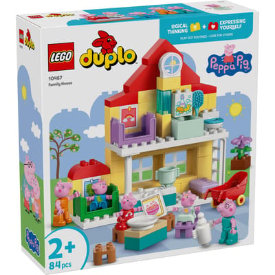 LEGO DUPLO - Peppa Big Familiehuis Dieren Speelgoed voor Peuters met Poppenhuis - 10467