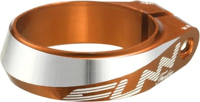 Zadelpen Klem - Zadelbuis Bevestiging - Fietsen Onderhoud - Robuust Vliegtuigaluminium - 318 mm Diameter - Oranje
