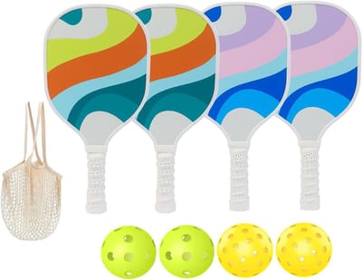 Pickleball Rackets Set - Pickleball Set - Buitensporten - Lichtgewicht - 41 x 21 x 10 cm - Niet gespecificeerd
