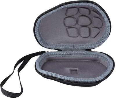 Dailygoods- Muizenbox Draagbaar - Waterdicht - Valbestendig - Luxe Schuim - Polsband - Afmetingen 14,5 x 10,5 x 3,5 cm - Opbergkoffer