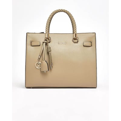 LIU JO schoudertas Manhattan ECS Tote Bag Mud Taupe