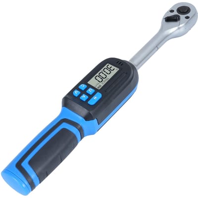 Digitale Momentsleutel 3 tot 60 N.m 3/8 inch Aandrijving Elektronische Momentsleutel met Gegevensopslag gray