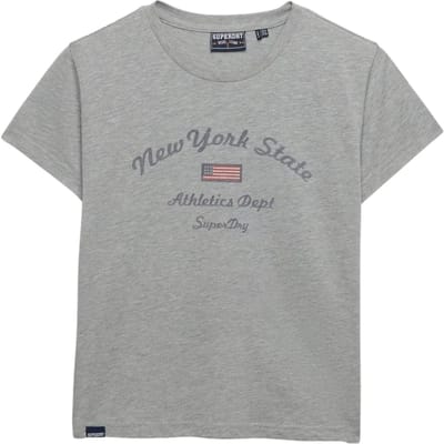 Superdry - Athletic Essentials Aansluitend T-shirt met Print - Dames - T-shirts