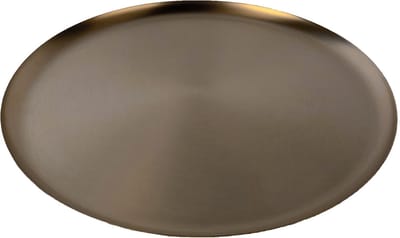 XLBoom Bao Tray Large Ø 39cm Soft Black - Design serveerschaal van roestvrij staal - Verkrijgbaar in Soft Black | Matt Black | Soft Copper | Red | Green - Luxe dienblad voor tafel & interieur