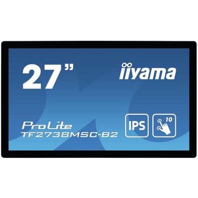 68,6cm/27'' (1920x1080) Iiyama ProLite TF2738MSC-B2 16:9 5ms IPS HDMI DisplayPort DVI VESA Speaker F