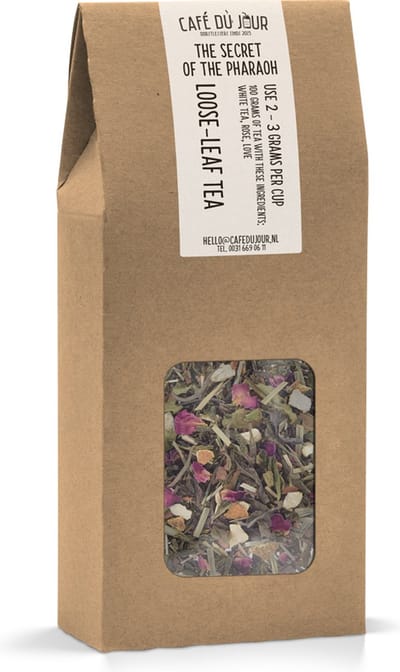 Het geheim van de farao - Witte thee 100 gram - Café du Jour losse thee