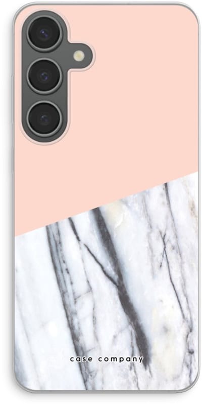 Case Company® - Hoesje geschikt voor Samsung Galaxy S24 Plus hoesje - A touch of peach - Soft Cover Telefoonhoesje - Bescherming aan alle Kanten en Schermrand