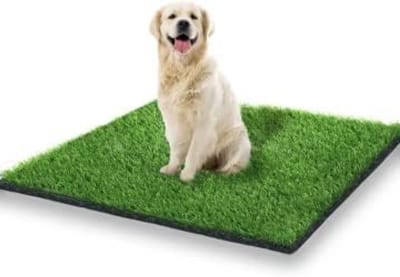 Kunstgras Hondentoilet 75 x 110 cm - Herbruikbare Trainingsmat met Drainagegaten voor Binnen en Buiten