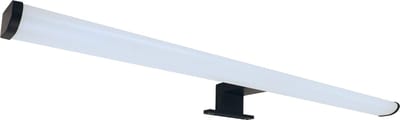 DORIAN LED Spiegelverlichting - Badkamer Lamp - Schilderijverlichting - Rechthoek 12W - 1410 Lumen - 4000K Daglicht wit - Zwart - Kunststof - 600 mm - IP44
