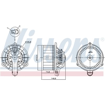Interieurventilatie Original NISSENS 87815