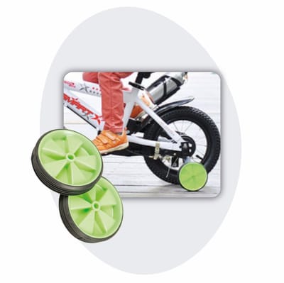 Voltano Zijwieltjes – Groen – 12-20 Inch - Zijwielen Voor Kinderfiets