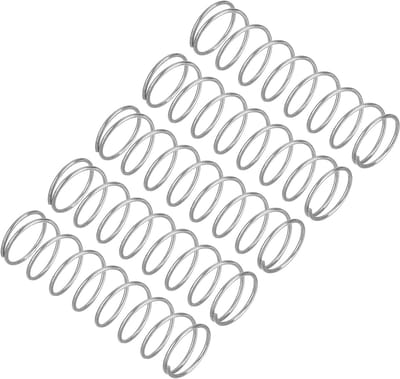 Drukveren Set - Compressieveren Spiraalveren - Mechanische Toepassingen - 304 Roestvrij Staal - 09x13x45 mm - Zilver