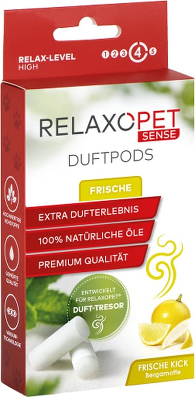 Relaxopet Sense Scent Pods - Relax Calming Bergamot - Geurpods Honden - Dieren Antistressmiddelen - Beschermende Geur - Anti-stress Dier - Dieren Supplementen