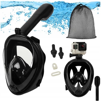 R2 INVEST Duikmasker Volledig gezichtsmasker L / XL Opvouwbaar Zwemmen Snorkelen