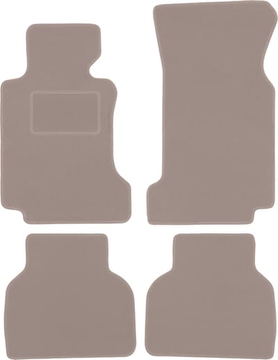 Beige velours matten voor: BMW 7 E38 sedan (1994-2001)