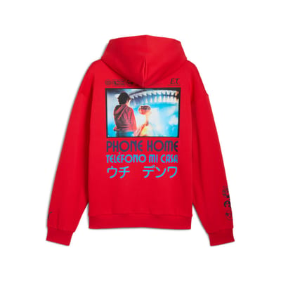 Puma Trui met capuchon - Hoops x E.T. Hoodie - S tot XXL - voor Mannen - rood