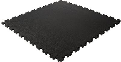 Rubbermagazijn - PVC kliktegel hamerslag - 7mm - 50x50cm - zwart - - Werkplaats - Magazijn - Showroom - prijs per stuk