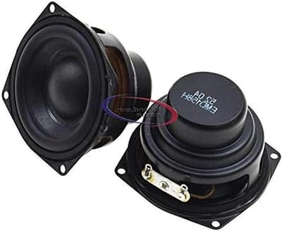 Audio Speaker - Luidspreker Bass - Audio DIY - Full Range - 52 MM - Zwart