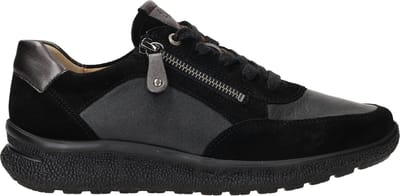 Hartjes - 162.1617/31 - Dames veterschoenen - Kleur: Zwart - Maat: 40
