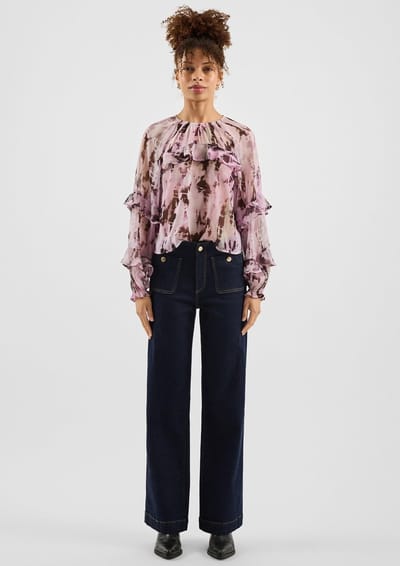 Q/S designed by - Dames jeans broek - Maat 40/30 - Vrouwen - Jeans - katoen