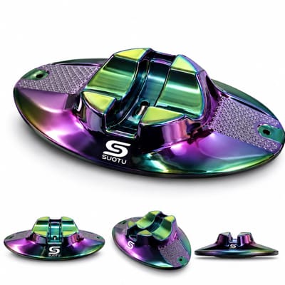 Suotu standaard step - Stuntstep/kinderstep Standaard - Step Stand Fit Meest Major Steps - Anti-slip - Regenboog