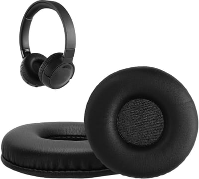 kwmobile 2x oorkussens geschikt voor JBL Tune 600 / 500BT / 510BT / 520BT / 450 - Earpads voor koptelefoon in zwart