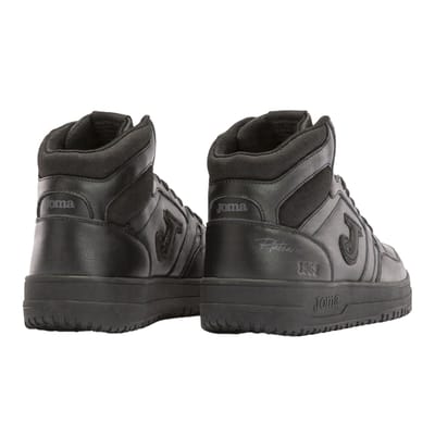 Joma Heren C.Platea Synthetisch Leer Mid Cut Trainers (Zwart)