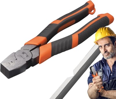 Schuifvoegtang set - Metaal tangen - Precisie houtwerk - Chroom-vanadium legering - 200 mm - Zwart