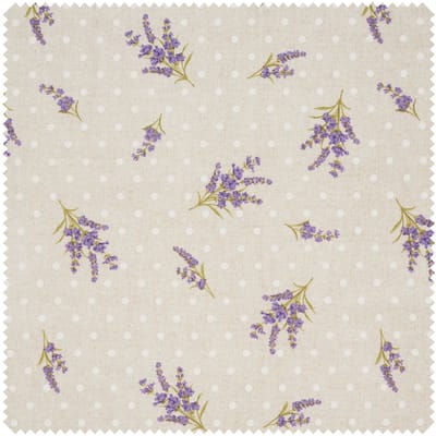 Motiefstof in linnenlook "Provence"