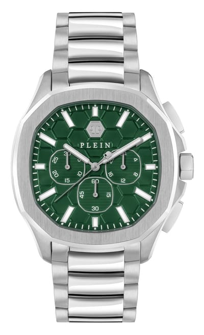 Philipp Plein $keleton $pectre PWSAA0223 Horloge - Staal - Zilverkleurig - Ø 44 mm